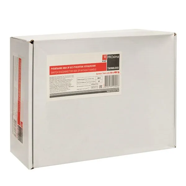 Рубильник 400A 3P без рукоятки управления TwinBlock EKF - Фото 3