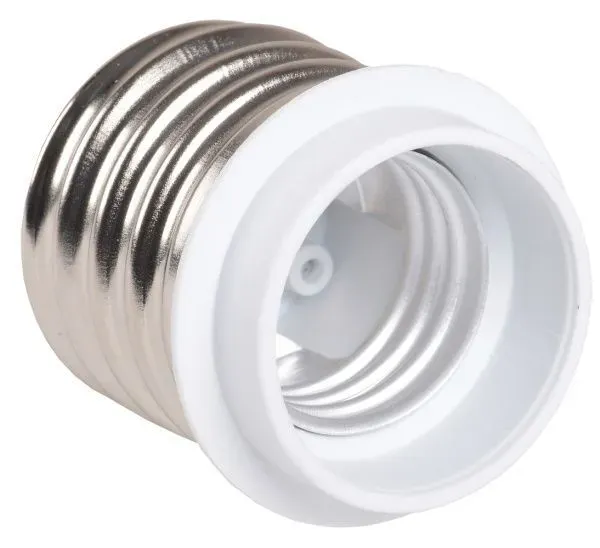 Переходник Е40-Е27, белый Е40-Е27пп