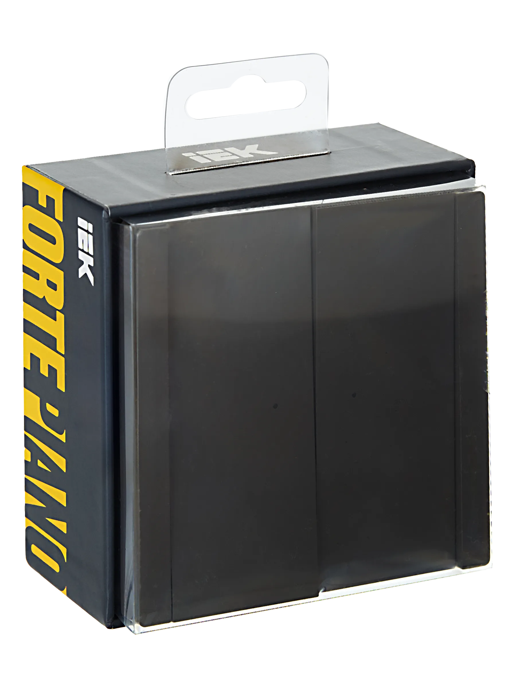 FORTE&PIANO Выключатель 2-клавишный с индикацией 10А FP306 серый IEK - Фото 2