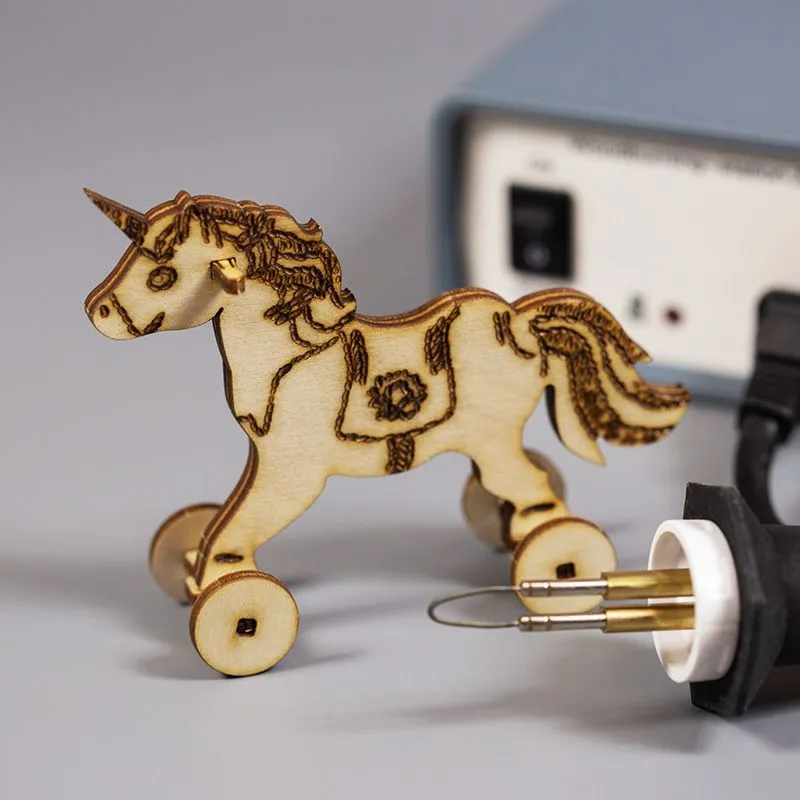 Доска для выжигания «Единорог на колесиках», 3D модель, 1 шт., пакет REXANT - Фото 5