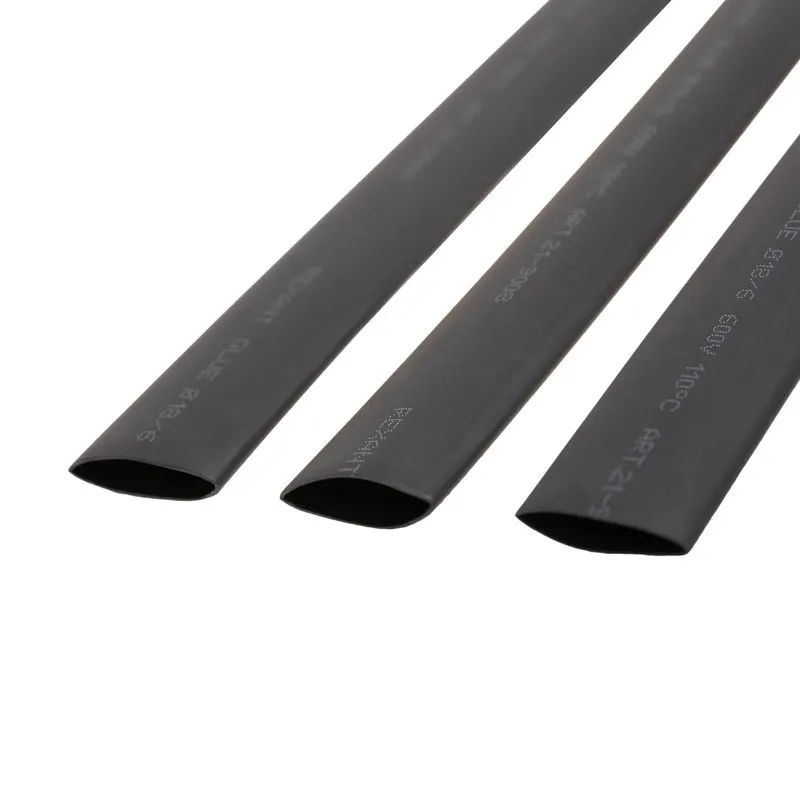 Трубка термоусаживаемая СТТК (3:1) двустенная клеевая 18,0/6,0мм, черная, упаковка 10 шт. по 1м REXANT - Фото 4