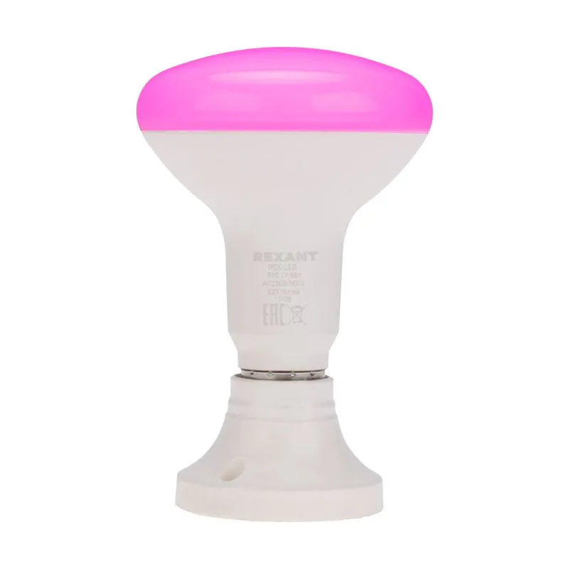 Лампа светодиодная для растений ГРИБ-РЕФЛЕКТОР R90 17,5 Вт 27 мкмоль/с Е27 REXANT - Фото 2