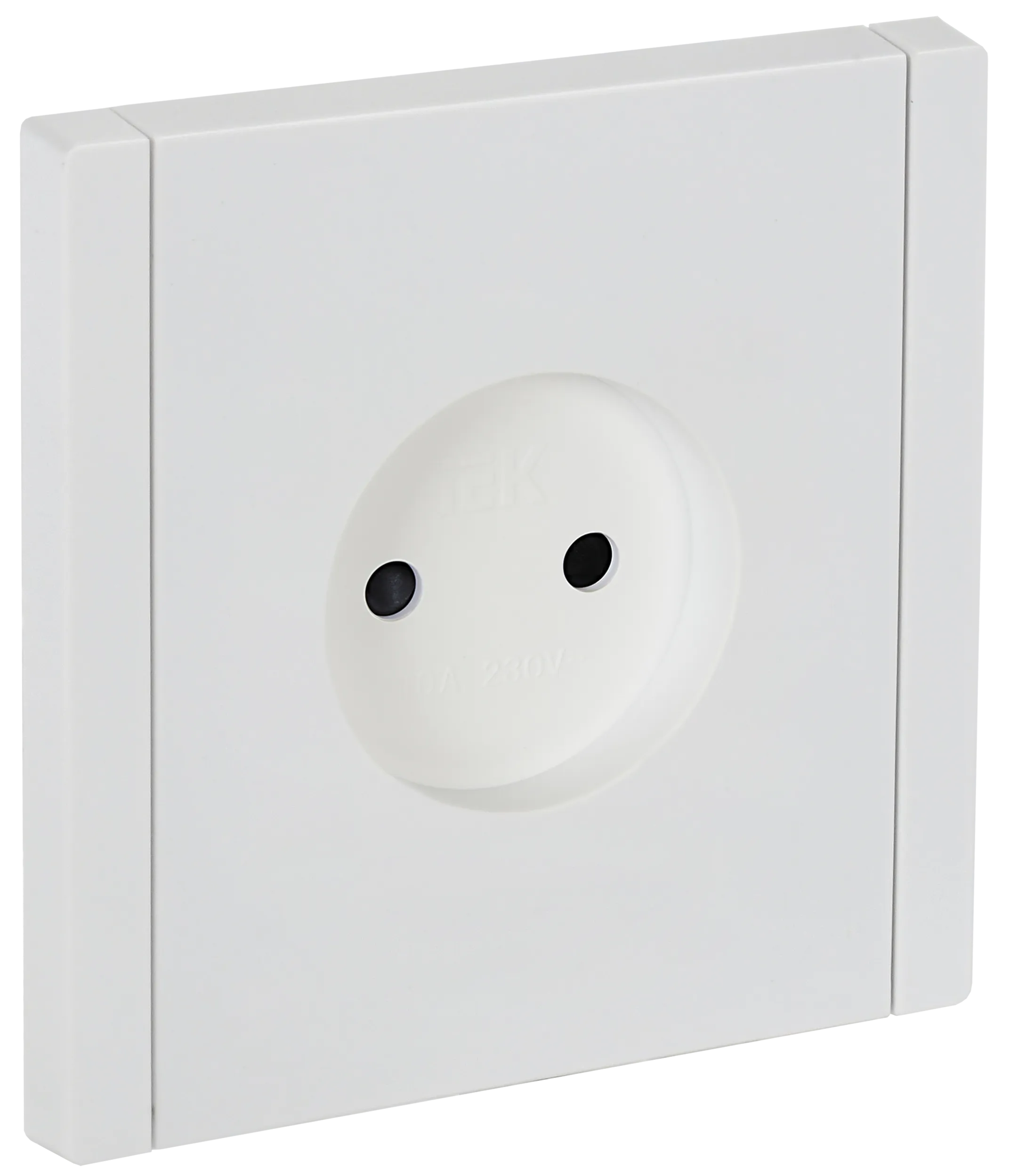 FORTE&PIANO Розетка 1-местная без заземления с защитными шторками винтовое крепление 10А FP217 белый IEK