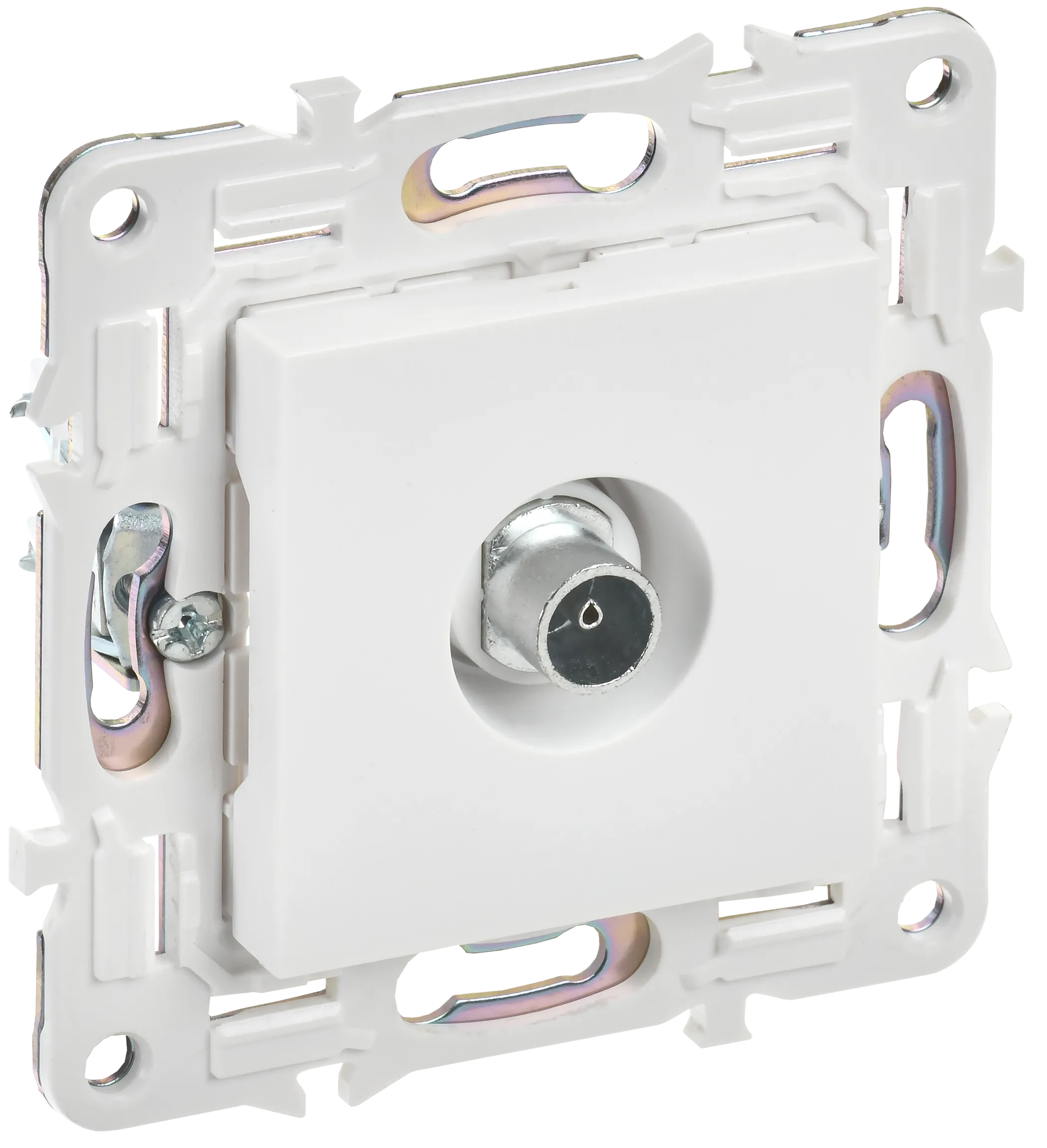 SKANDY Розетка TV оконечная SK-A12W арктический белый IEK SK-A10-O-K01