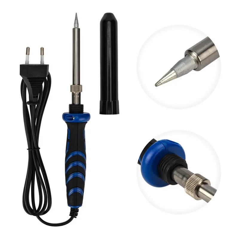 Паяльник с керам. нагревателем, серия ПРОФИ, 40Вт, 230В, блистер REXANT - Фото 3