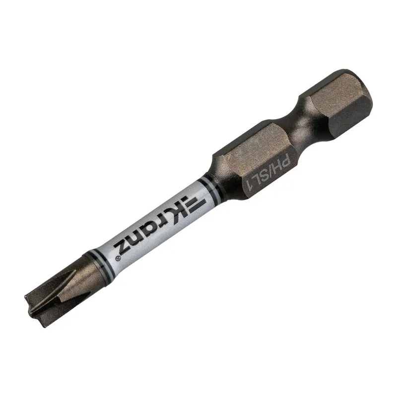 Бита для шуруповерта PH/SL1х50 мм (2 шт/уп) KRANZ KR-92-0413-3