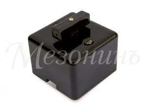 Выключатель ретро фарфоровый поворотный на четыре положения, коллекция "QUADRA" цвет - черный,  ТМ " GE80401-05