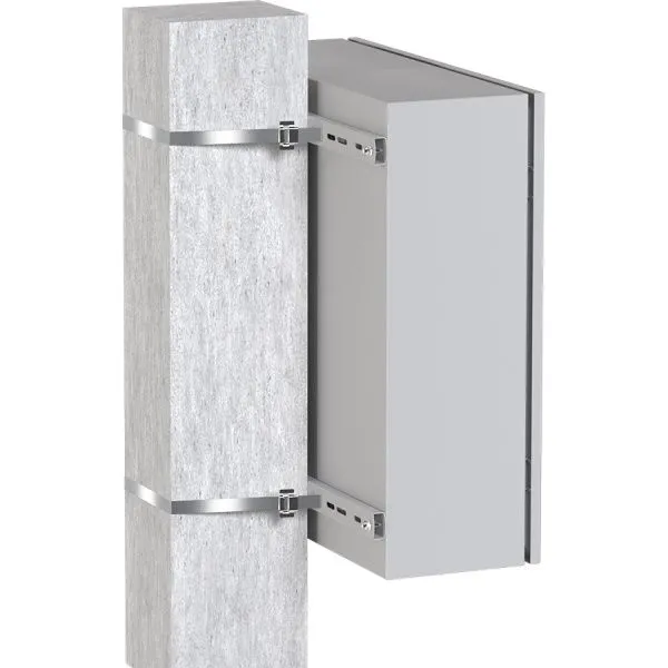 Комплект крепления на столб монтажной полосой (ширина шкафа до 650 мм) EKF - Фото 4