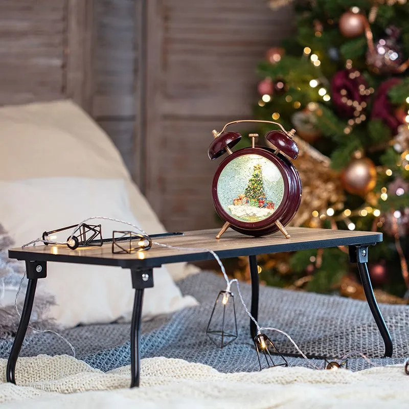 Декоративный светильник Часы с эффектом снегопада NEON-NIGHT - Фото 2