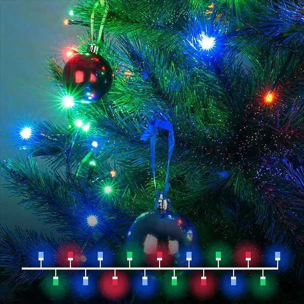 Гирлянда нить "Мишура" мульти 5м IP20 400-004 Elektrostandard Eurosvet a056074