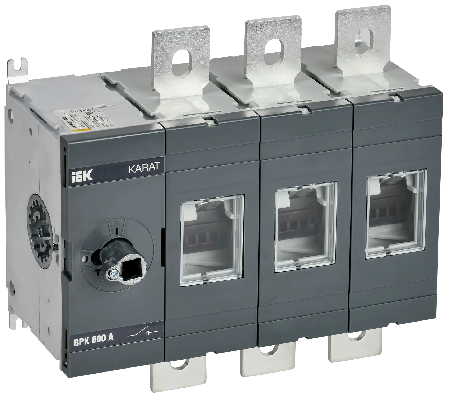 KARAT Выключатель-разъединитель ВРК без рукоятки управления 3P 800А IEK KA-VR10-3-0800