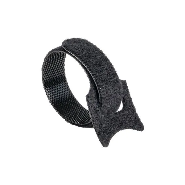 Хомут-липучка 12х135 мм черный (20 шт) EKF hlct-1-b