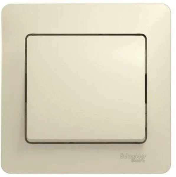 Выключатель 1-кл. СП Glossa 10А IP20 (сх. 1) 10AX в сборе беж. SE GSL000212