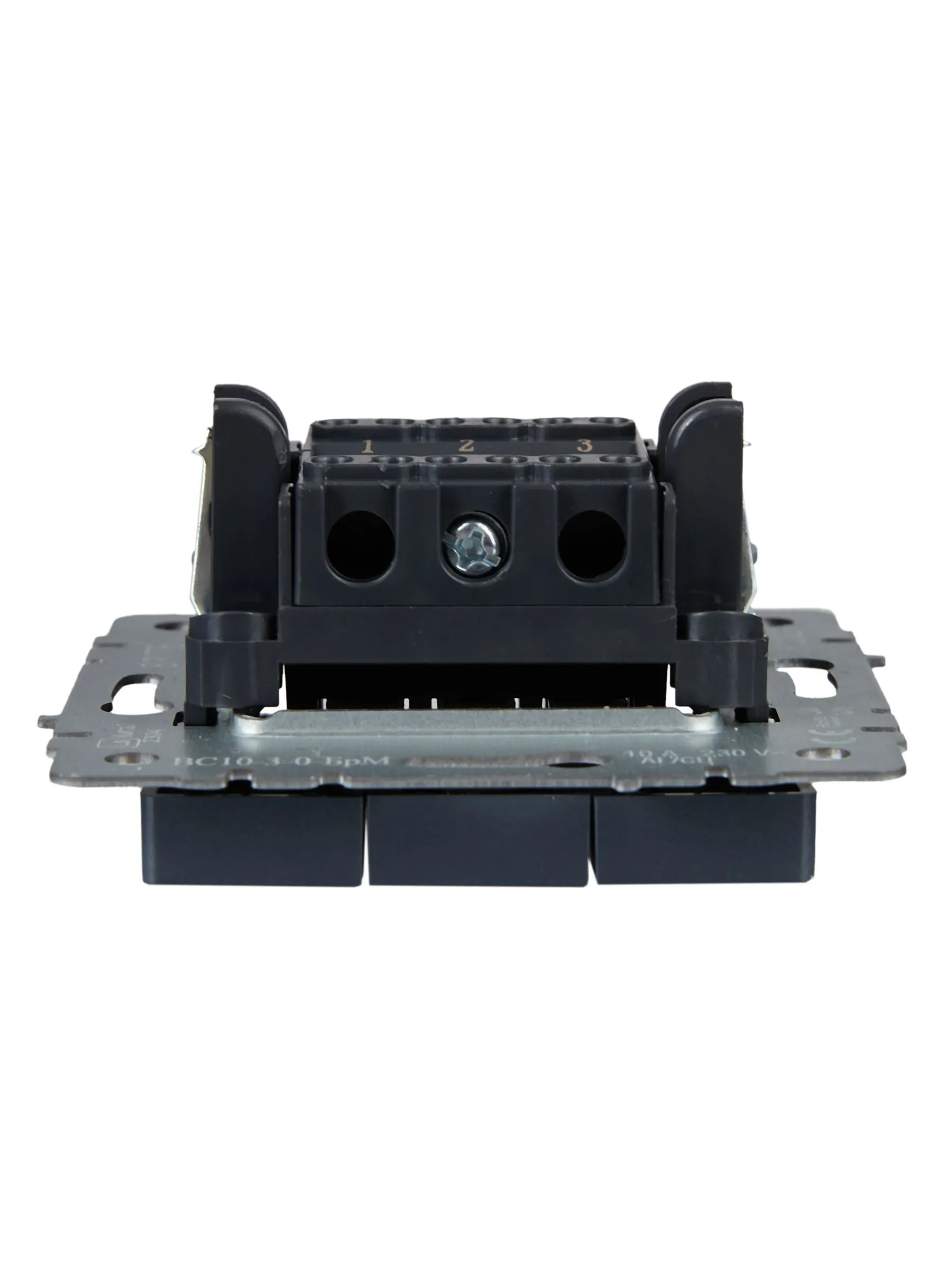 BRITE Выключатель 3-клавишный 10А ВС10-3-0-БрМ маренго IEK - Фото 6