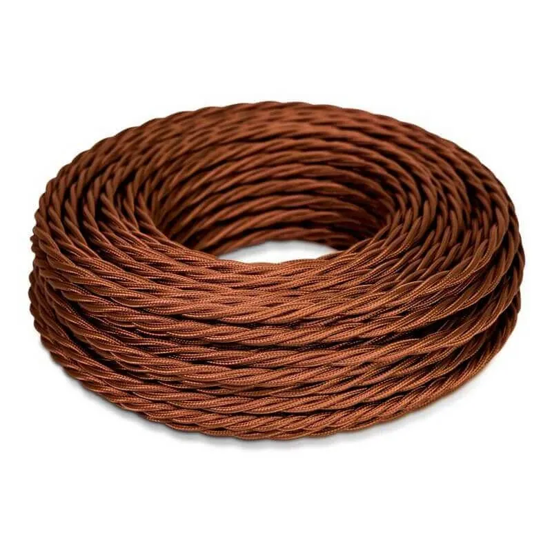 Провод монтажный витой ПВХ 3х2,5мм, цвет - шоколад (бухта 5м), ТМ "МЕЗОНИНЪ" GE70114-17