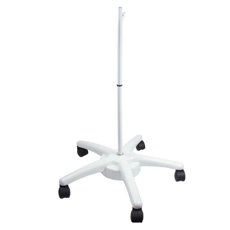 Стойка (штатив) напольная мобильная для луп с подсветкой, пятилучевая, белая (SMP) REXANT