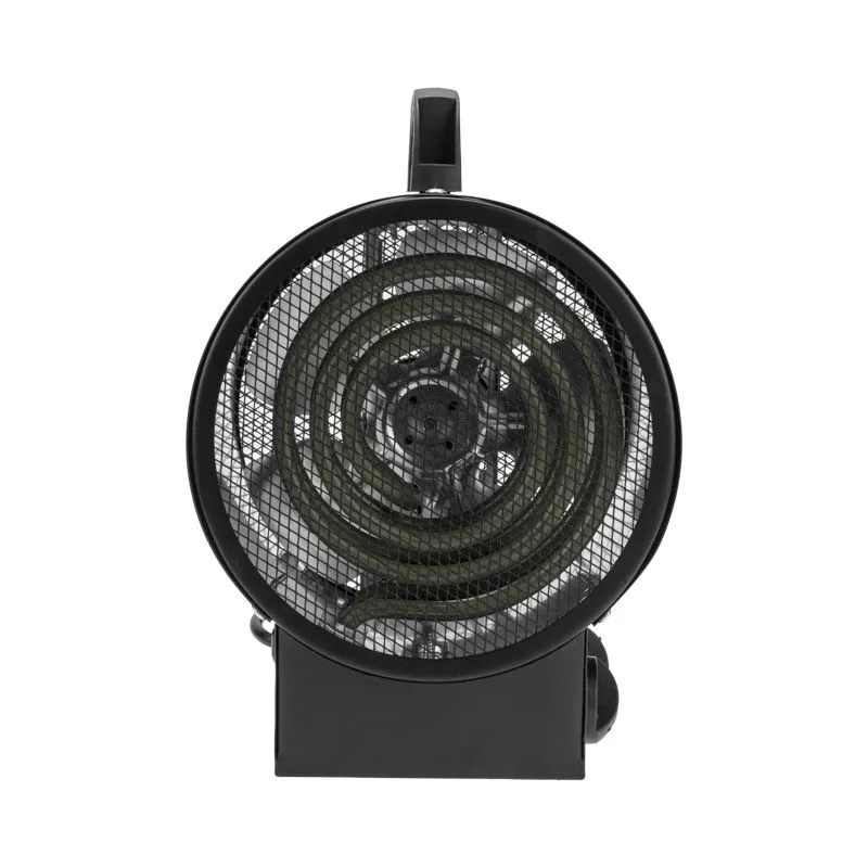 Пушка тепловая электрическая, круглая, прямоугольная подставка, ТЭН, 2кВт REXANT - Фото 3