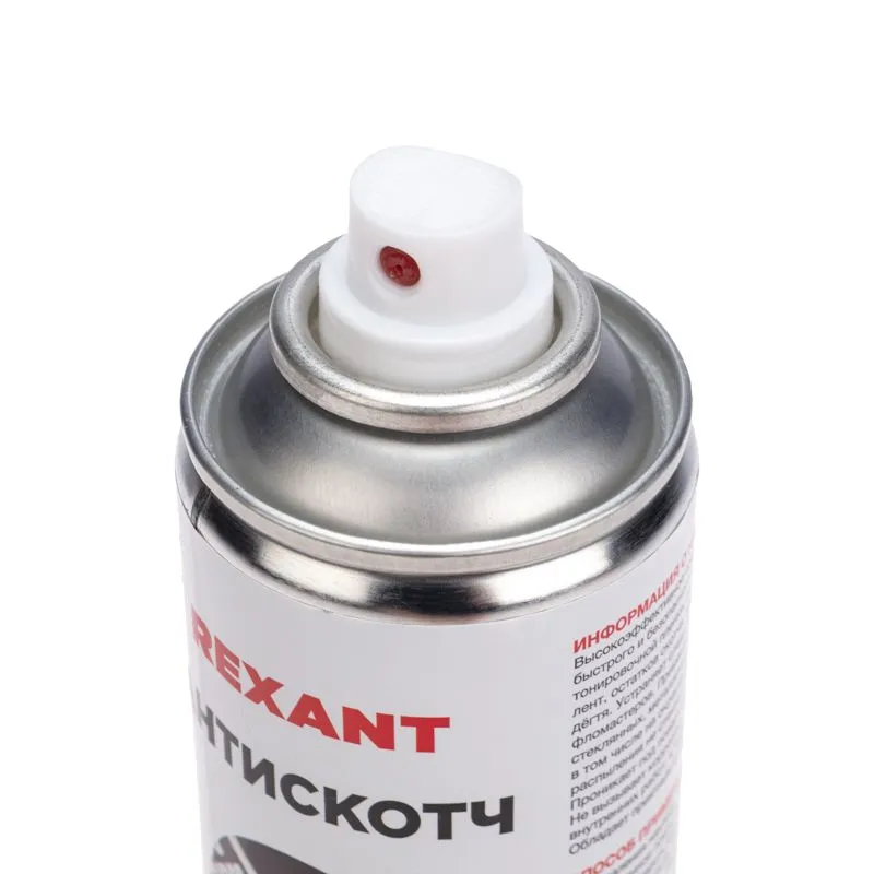 Удалитель следов наклеек и тонировочной пленки (антискотч), аэрозоль 335мл REXANT - Фото 5