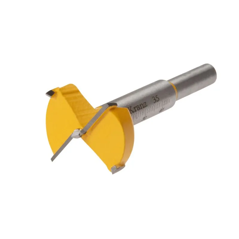 Сверло Форстнера по дереву, 35мм, цилиндрический хвостовик KRANZ KR-91-0791