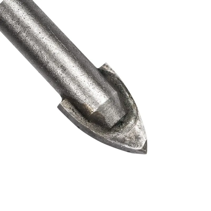 Сверло по стеклу и керамике 10 мм, 2 грани, цилиндр. хвостовик Kranz - Фото 3