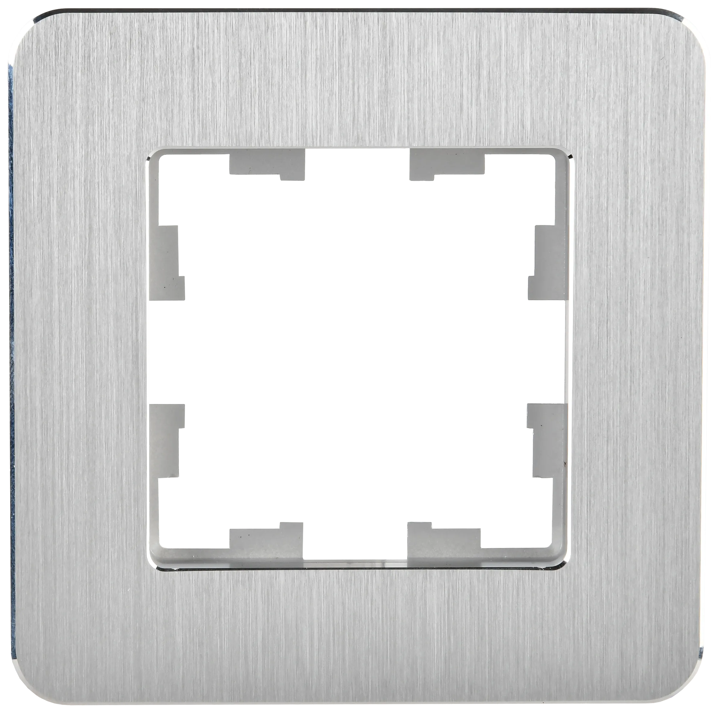 BRITE Рамка 1-местная РУ-1-1-Бр металл алюминий RE AL IEK - Фото 6