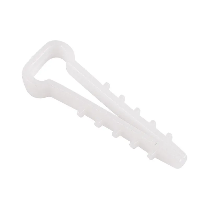 Дюбель-хомут 6-12мм, прямоугольный, белый (100 шт/уп) REXANT 07-4612