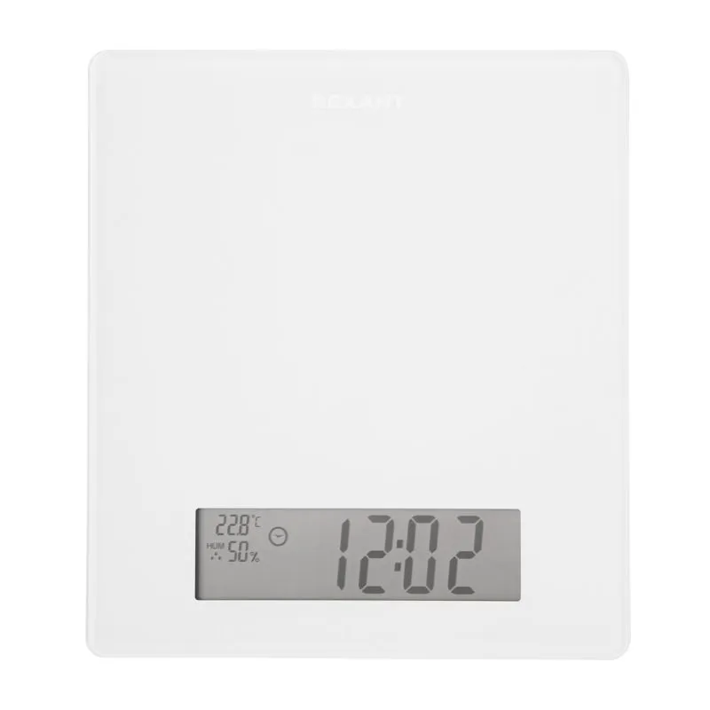 Весы кухонные электронные мультифункциональные, белые/стекло/до 5 кг REXANT - Фото 2