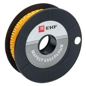 Маркер кабельный 2,5 мм2 "8" (1000 шт.) (ЕС-1) EKF plc-KM-2.5-8