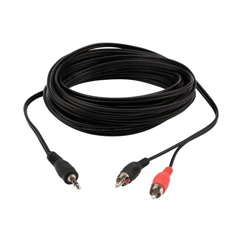 Шнур Стерео 3,5мм - 2 RCA, 10м REXANT - Фото 3
