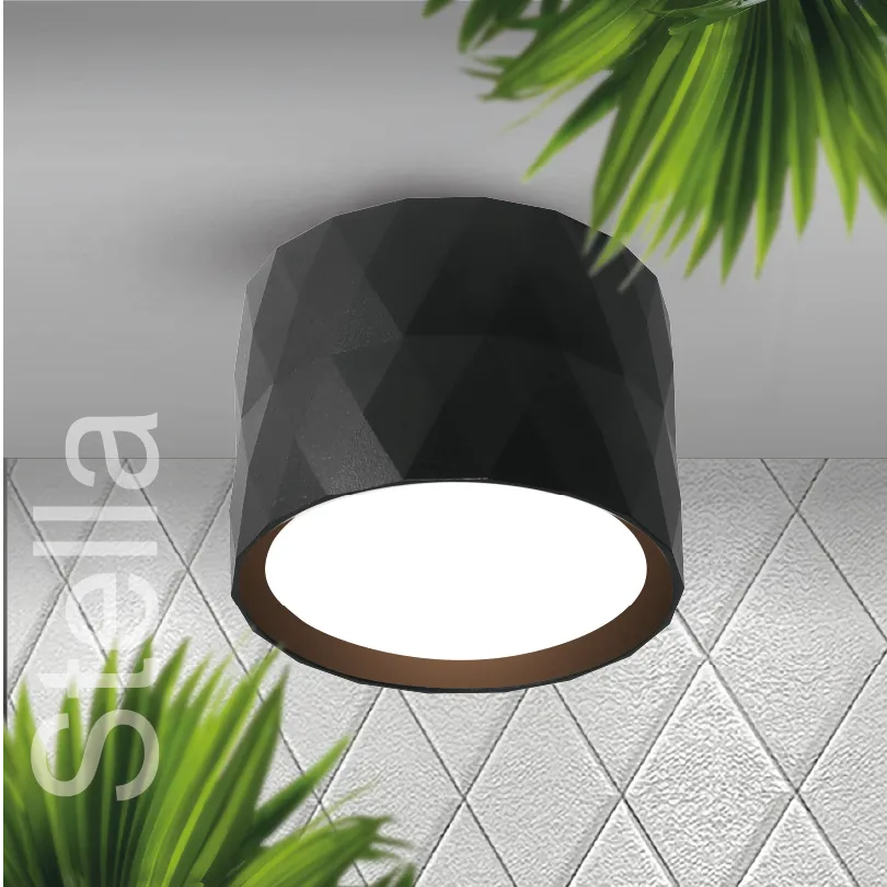 Светильник WOLTA WSL-GX53/03BL под лампу GX53 Черный