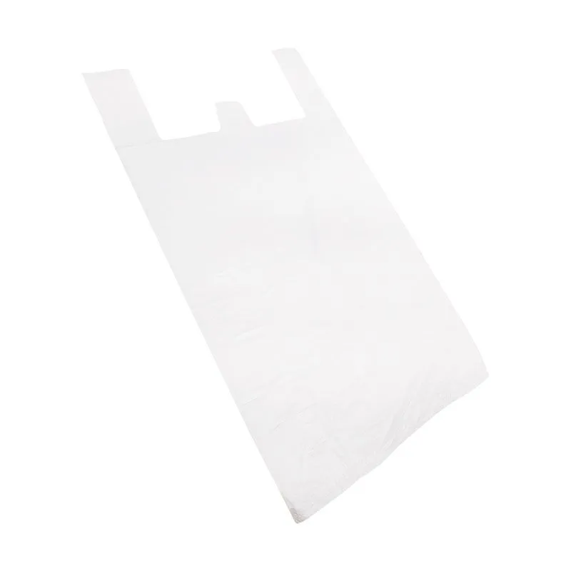 Пакет майка ПНД 30+15*55, 15мкм белая (100шт./уп) 61-0204-1