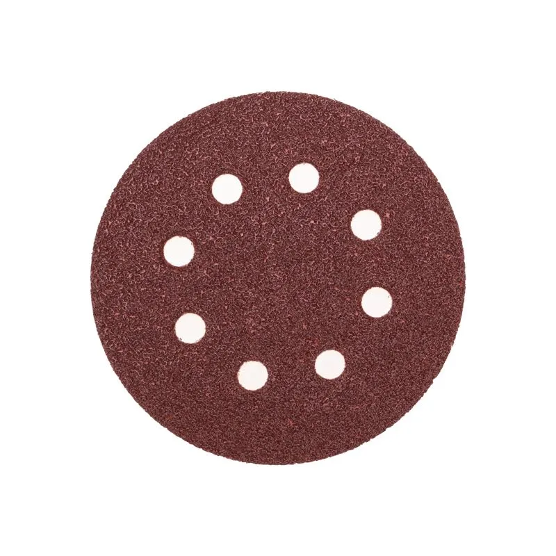 Диск абразивный на ворсовой основе, на липучке, перфорированный, P40, 125мм, 10 шт. KRANZ KR-91-1164