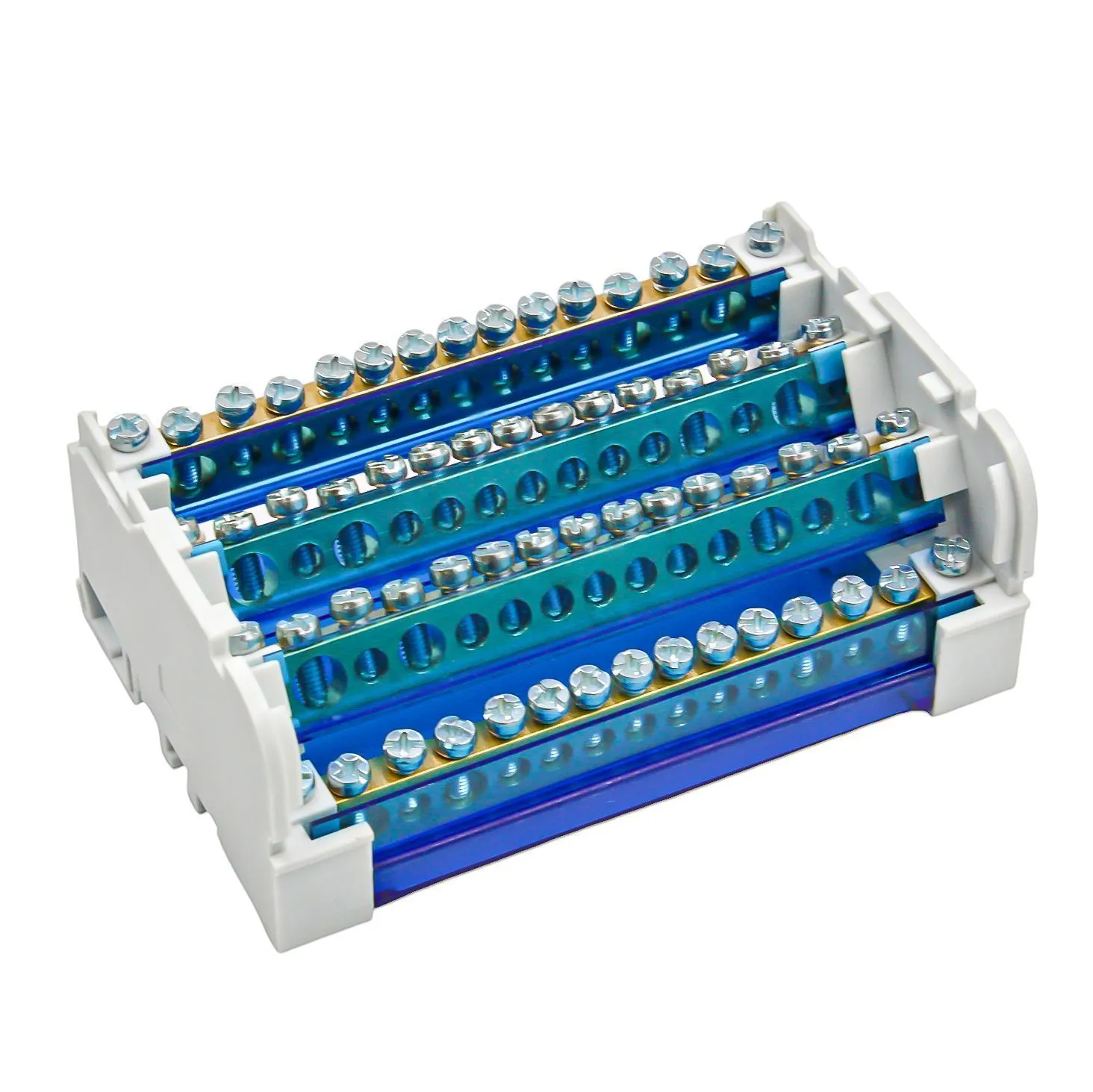 Шины на DIN-рейку в корпусе (кросс-модуль) 4х15 3L+PEN DEKRON - Фото 6