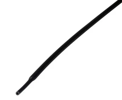 Трубка термоусаживаемая ТУТ нг 1,0/0,5мм, черная, упаковка 50 шт. по 1м REXANT - Фото 2