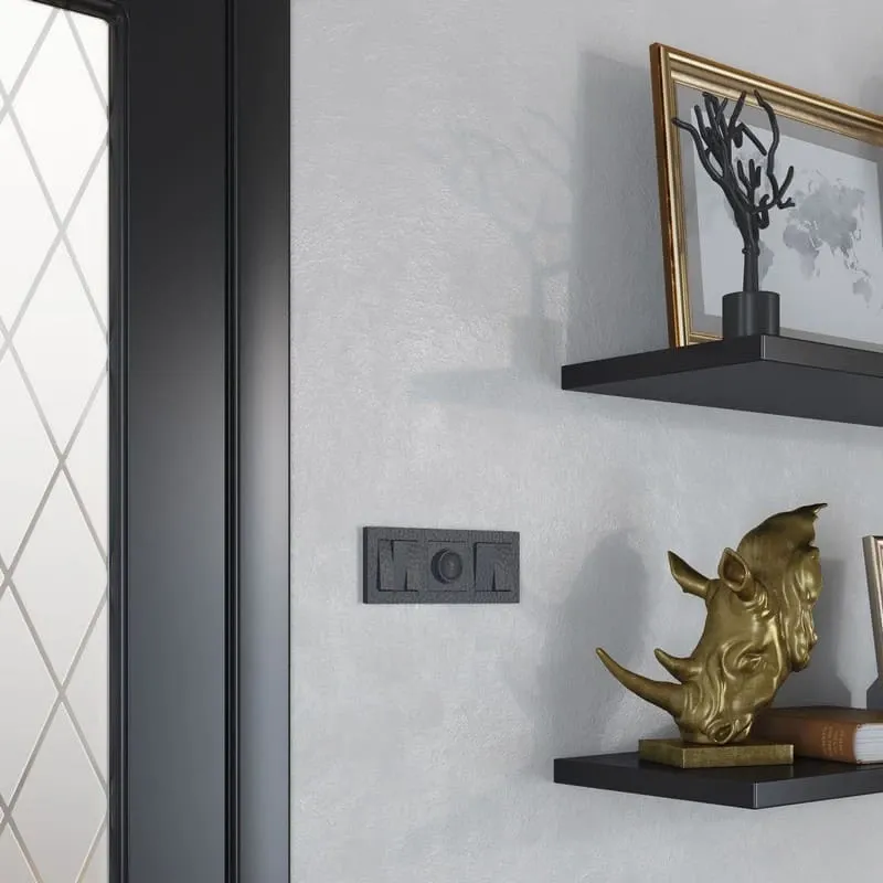 Рамка на 3 поста Hammer (черный) Werkel - Фото 3