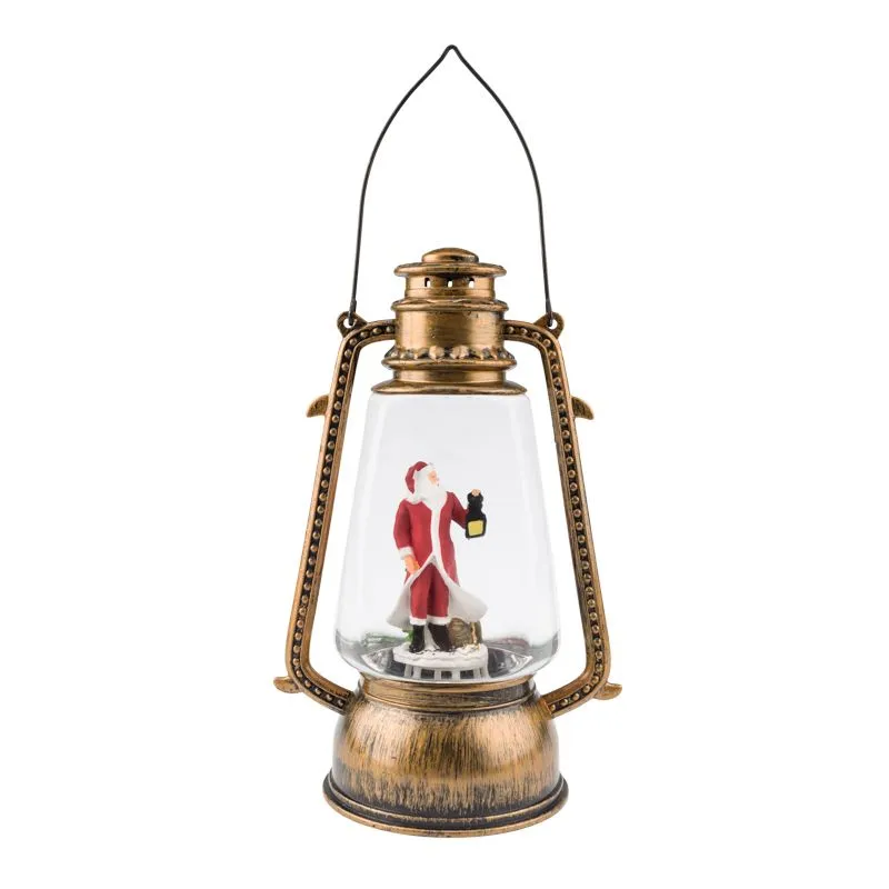 Декоративный LED-фонарь с эффектом снегопада и подсветкой Санта-Клаус USB, теплое белое свечение NEON-NIGHT - Фото 3