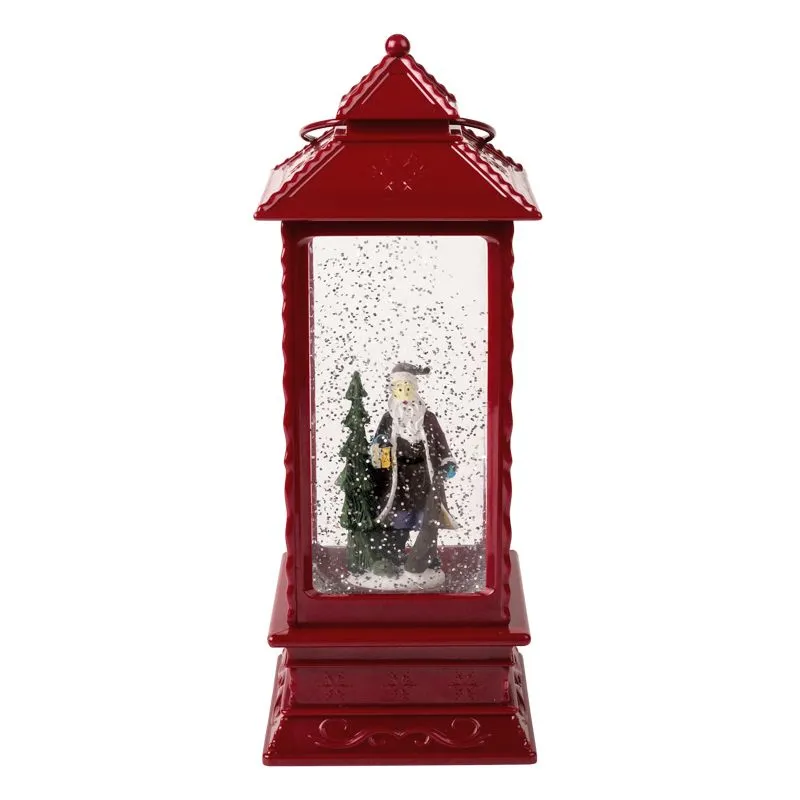 Декоративный LED-фонарь с эффектом снегопада и подсветкой Дед Мороз, теплое белое свечение NEON-NIGHT - Фото 4