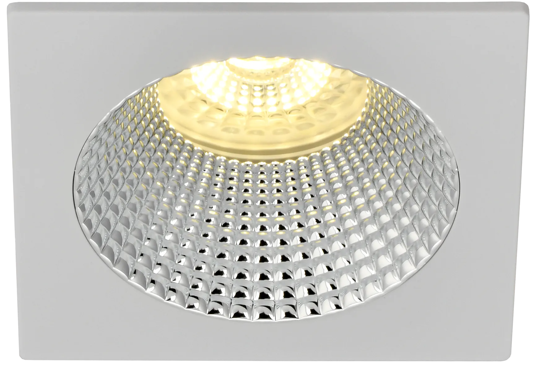 LIGHTING Светильник 4110 встраиваемый поворотный под лампу GU10 белый/хром пластик IEK - Фото 4