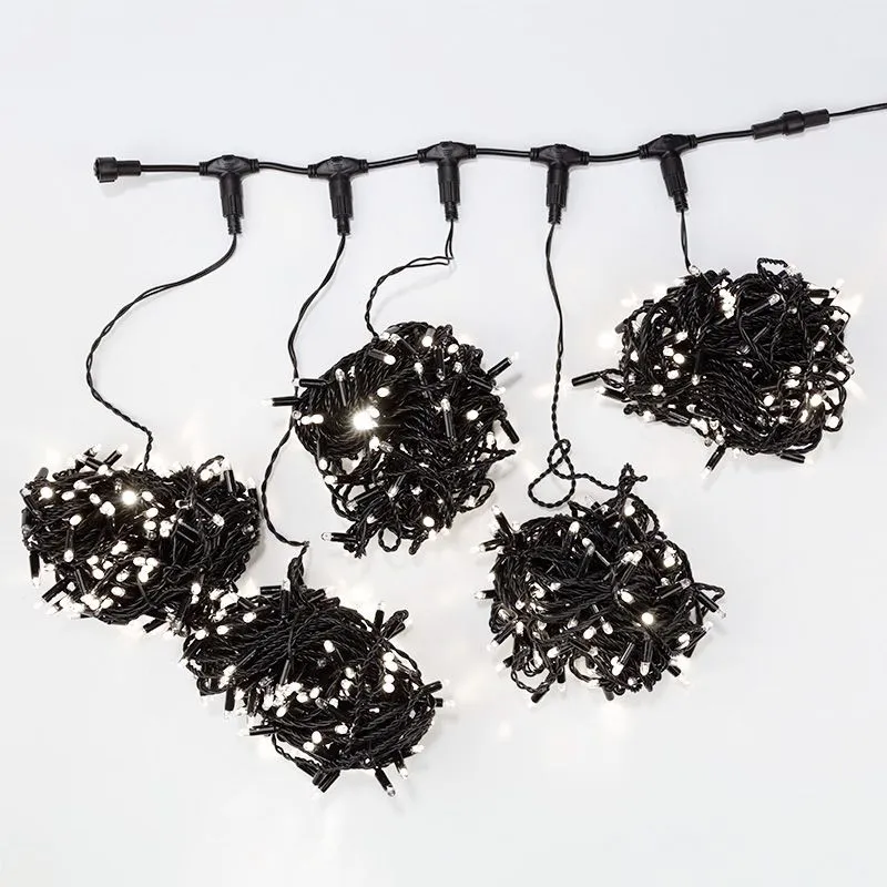 Гирлянда LED ClipLight 24V, 5 нитей по 20 метров, цвет диодов Белый - Фото 2