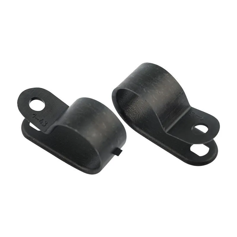 Скоба под винт 16мм, черная (50 шт/уп) REXANT 07-4416-1