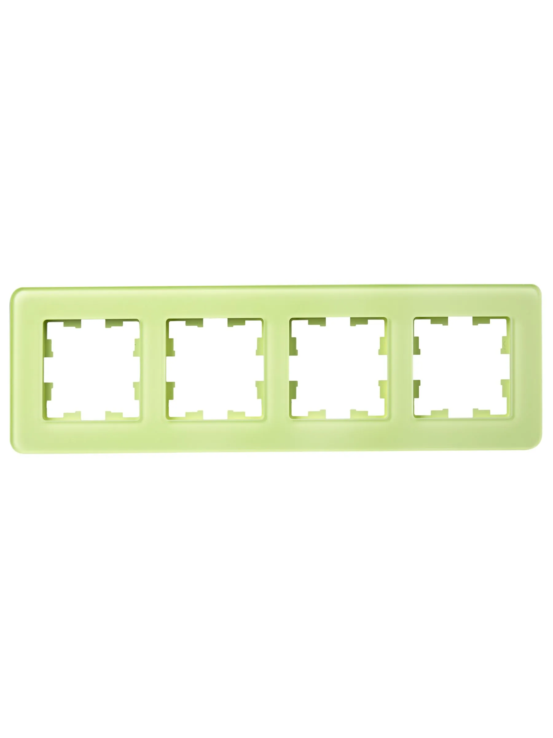 BRITE Рамка 4-местная РУ-4-2-Бр стекло эко грин RE IEK - Фото 5