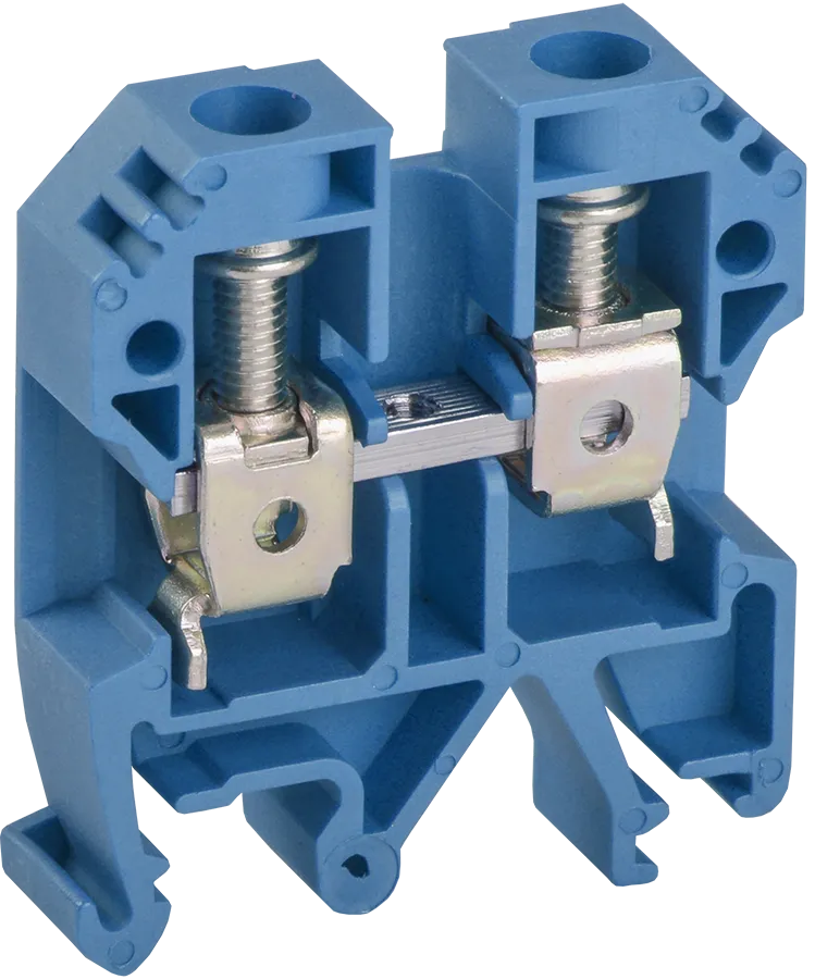 Клемма винтовая КВИ-6мм2 синяя IEK