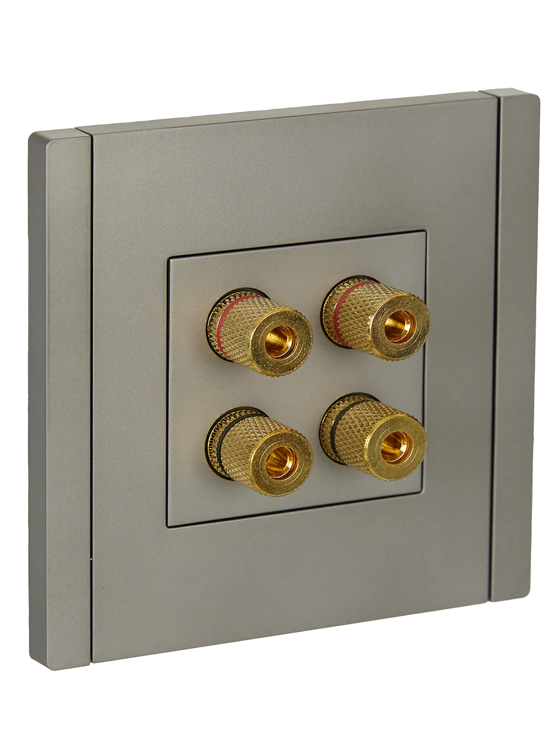 FORTE&PIANO Аудиорозетка 4-местная FP539 сталь IEK FP-S40-K46