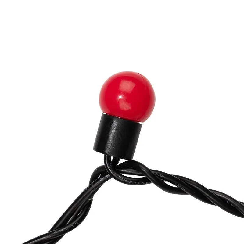 Гирлянда LED ClipLight - ШАРИКИ 24V, 3 нити по 20 м, цвет диодов Красный - Фото 5