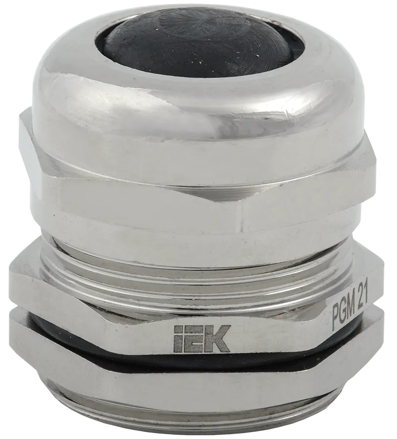 Сальник PGM 21 металлический диаметр проводника 13-18мм IP68 IEK