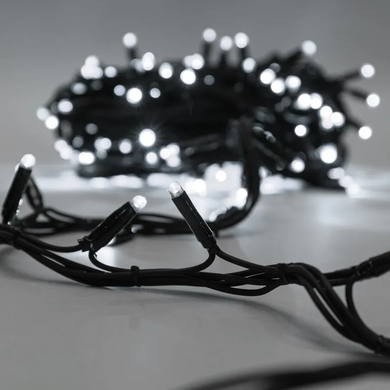Гирлянда Твинкл Лайт 20 м, 240 LED БЕЛЫЙ, черный Каучук, IP67, динамика, 230В соединяется NEON-NIGHT - Фото 5