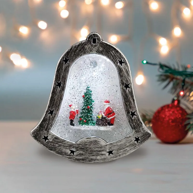 Декоративный светильник Колокольчик с эффектом снегопада NEON-NIGHT - Фото 4
