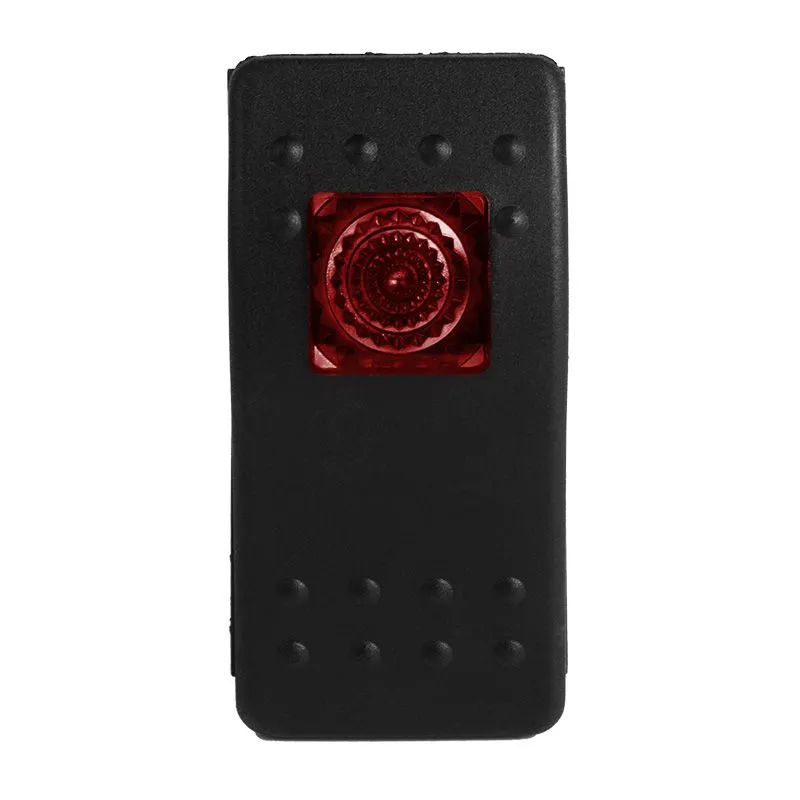 Выключатель клавишный 12V 35А (4с) ON-OFF красный  с подсветкой  REXANT - Фото 3