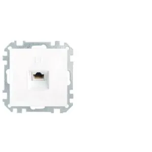 Розетка компьютерная скрытой установки (полимерный суппорт) РК18-007 37BY