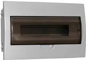 Корпус пластиковый ЩРВ-П-18 черная прозрачная дверь IP41 GENERICA MKP12-V-18-41-G